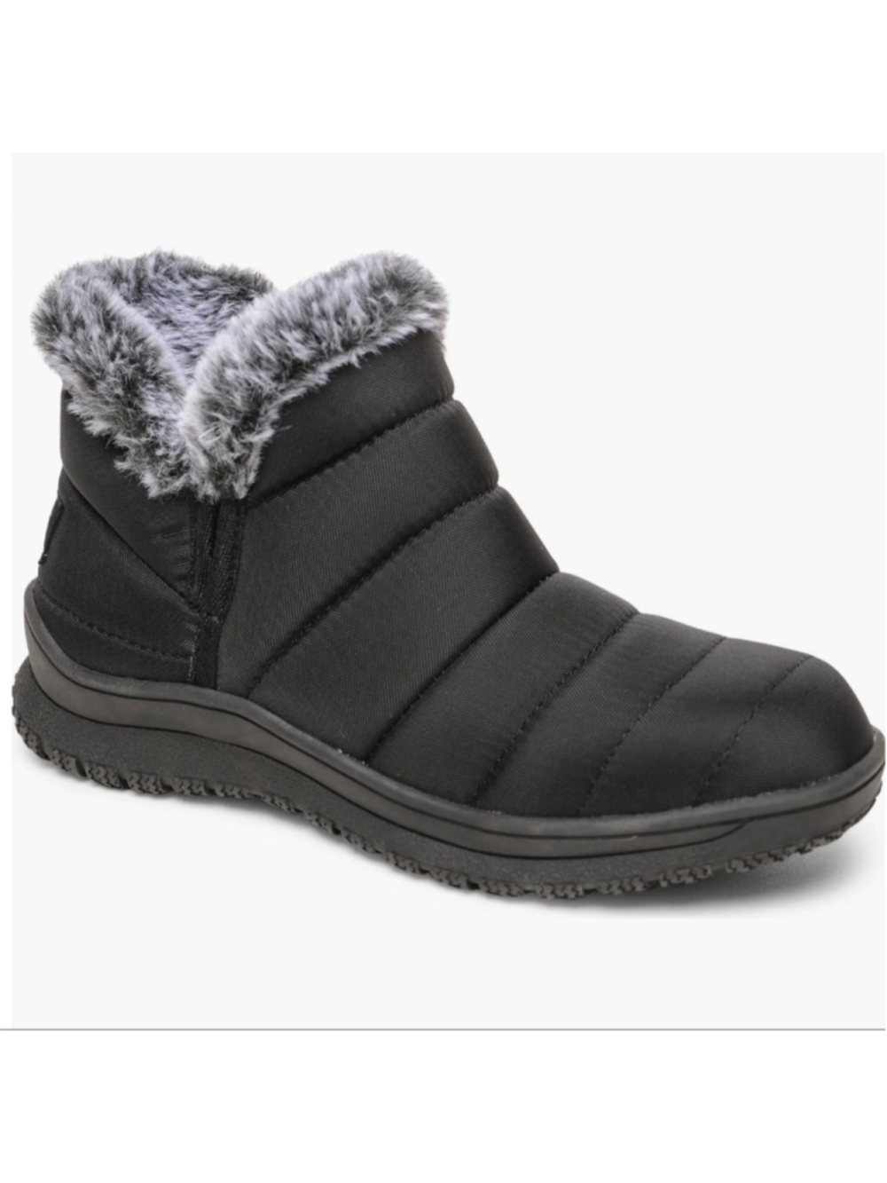Northtown Faux Fur Lined Bootie (Women)
Minnetonka size 7 black gray